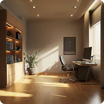 Belysning hjemmekontor
