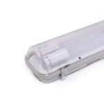Noxion LED Lyslister Vanntett Armatur Poseidon V2.0 incl. 2x Noxion LED Lysrør T8 Standard Output 15W 2x1800lm - 840 Kald Hvit | 120cm