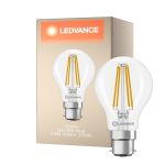 Ledvance Classic LED B22 Pære Filament Klar 5.9W 806lm - 827 Ekstra Varm Hvit | Dimbar - Erstatter 60W