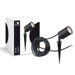 D'Lite Pigg Lys Fuse Strømkabel Svart | IP65 - Egnet for 1x GU10 | incl. cable 2 Meter