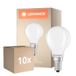 Fordelspakning 10x Ledvance Classic LED E14 Ball Filament 5.9W 806lm - 827 Ekstra Varm Hvit | Dimbar - Erstatter 60W