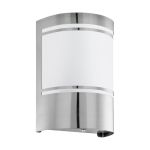 Eglo Veggbelysning Cerno 2 Rustfritt Stål | IP44 - Egnet for 1x E27 - Lyssensor
