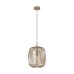 Eglo Pendel Lampe Romazzina Stål Slipt | IP20 - Egnet for 1x E27 