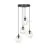 Emibig Pendel Lampe Cosmo Stål Svart | Egnet for 4x E14 - Max 10W