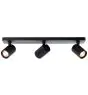 Brilliant Marty Taklampe Aluminium Sandete Svart 15W 1050lm - 830 Varm Hvit | Inkl. 3x GU10