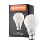 Ledvance Classic Performance LED Pære B22d Pære filament matt 4W 470lm - 827 ekstra varm hvit | erstatter 40W