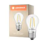 Ledvance Classic LED E27 Pære Filament Klar 1W 136lm - 827 Ekstra Varm Hvit | Erstatter 15W