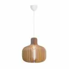 Nordlux Hazo 43 Pendel Lampe Tre Brun | Egnet for 1x E27
