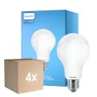 Fordelspakning 4x Philips Corepro LED Pære E27 Pære matt 17.5W 2452lm - 865 daglys | erstatter 150W