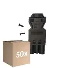 Fordelspakning 50x Noxion GST - Kompatibel Koblingsstykke - Male - 3 pole